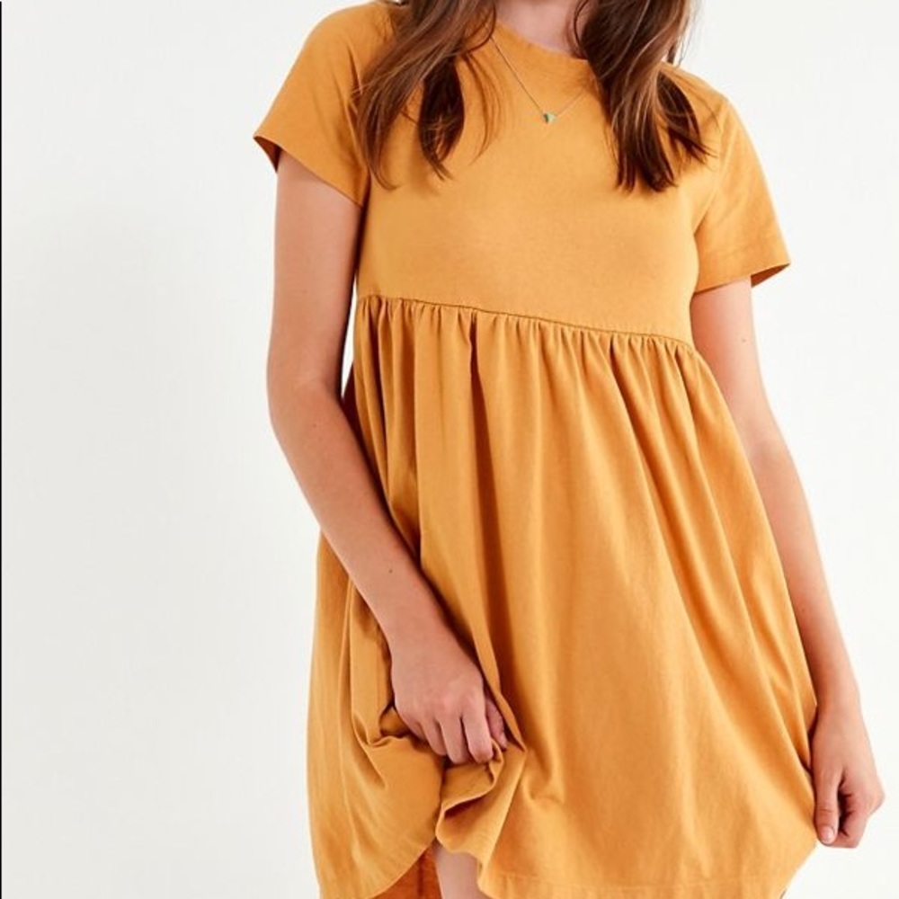 Urban Outfitters Alexa Babydoll T-Shirt Dress